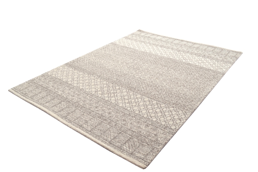 Designer Handmade Wool Rug Newcastle 6203 Natural Rug Club