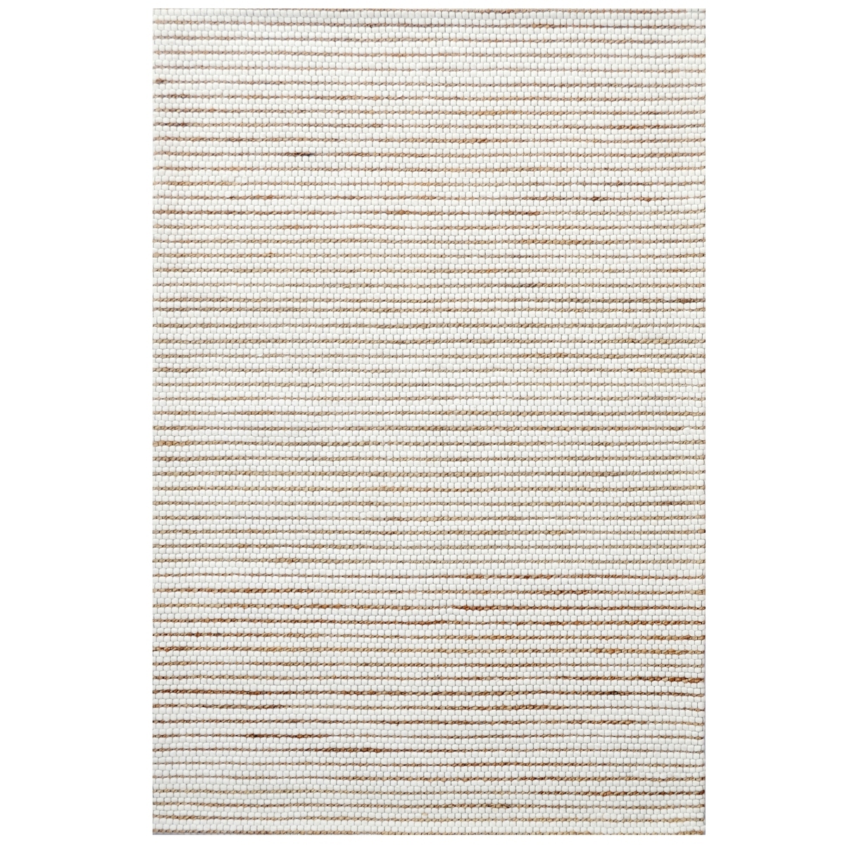 Modern Handmade Wool RugLaos6281Ivory Rug Club