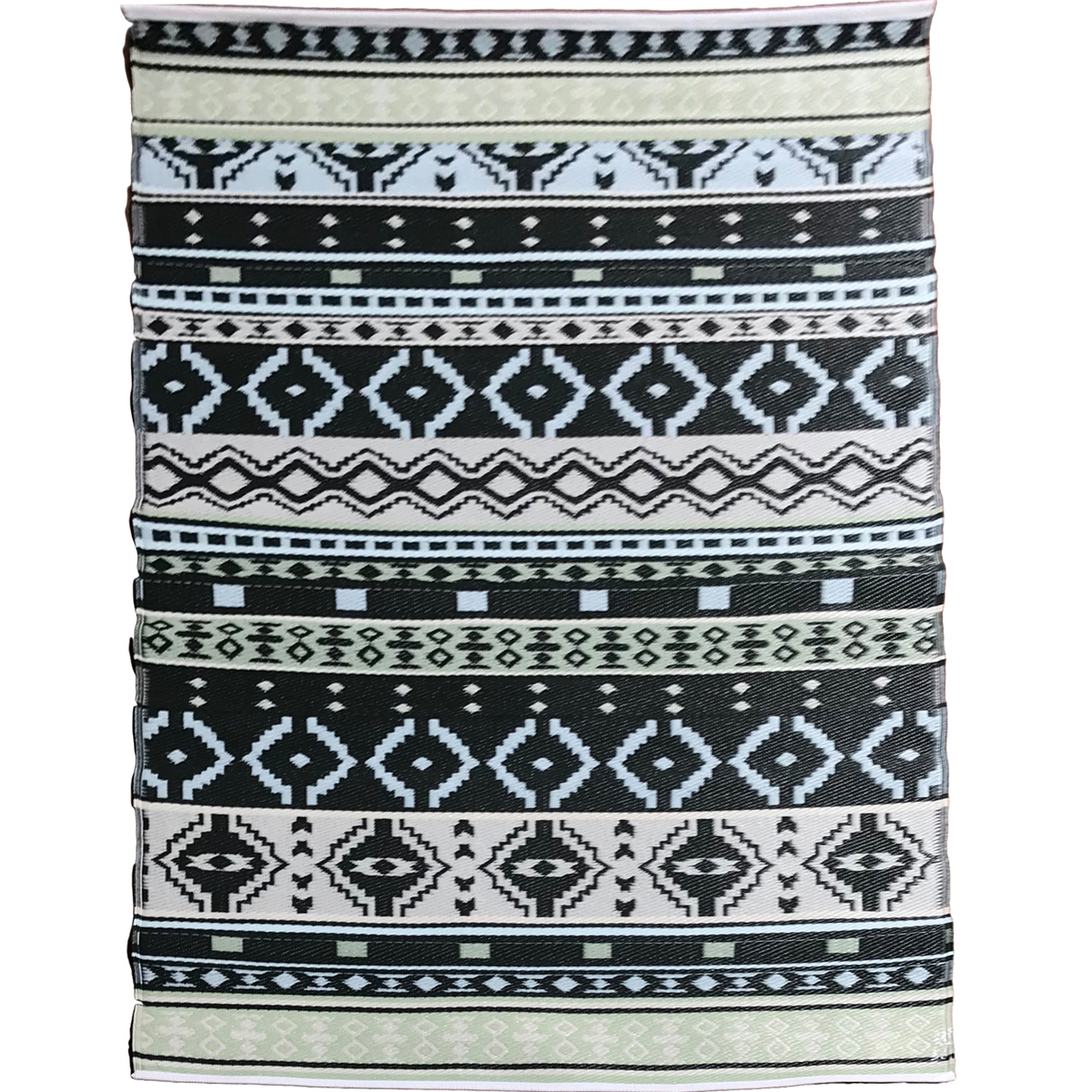 Ecofriendly Reversible Outdoor Plastic MatChatai 3194Lime Green