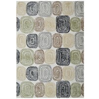 Designer Handmade Wool Rug-Brook 6366-Ivory Multi