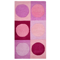 Dotty Handmade Kids Rug-K109-Pink