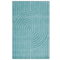 Contemporary Handwoven Wool Rug-Mavis 6363-Cashmere Blue