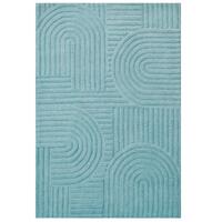 Contemporary Handwoven Wool Rug-Unity 6230-Cashmere Blue