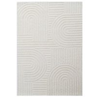 Contemporary Handwoven Wool Rug-Unity 6230-Ivory