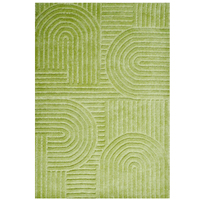 Contemporary Handwoven Wool Rug-Unity 6230-Pista Green