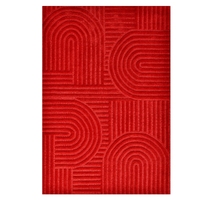 Contemporary Handwoven Wool Rug-Unity 6230-Red