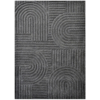 Contemporary Handwoven Wool Rug-Unity 6230-Smoke