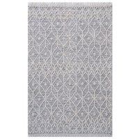 Designer Flatwoven Wool Rug-Aura 6238-Ivory/Black