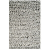 Designer Handwoven Beads Wool Rug - 6218 - Ash Grey