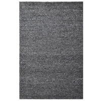 Designer Handwoven Wool Rug-Beads 6372-Charcoal