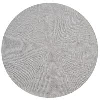Ultra Chic Indoor/Outdoor Handwoven Rug-Orbit 6223-Ivory Silver