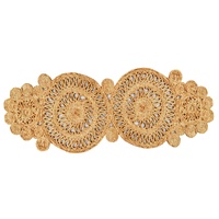 Eco-friendly Natural Jute Rug-Kerla 1139-Natural-40x120cm