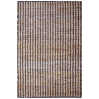 Eco-Friendly Jute Rug-Kochi 1129-Natural/Black