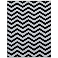 Alfresco Reversible Outdoor Mat - 21A9 - Black/White