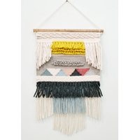 Artisan Decor Handwoven Woolen Wall Hanging - AD003 - Multi